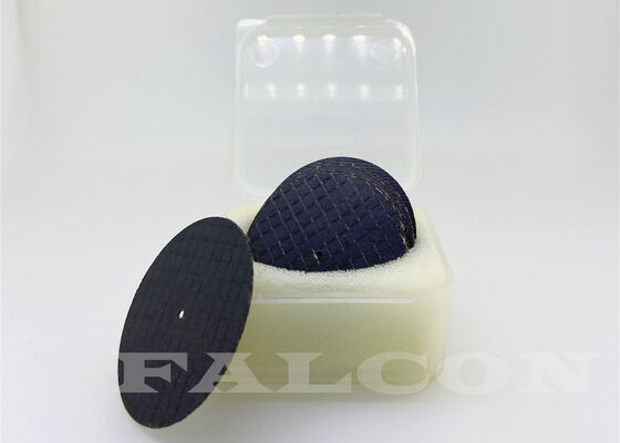 chất lượng  Black Reinforced Dental Diamond Discs 0.7mm Cut off Grinding Wheel nhà máy