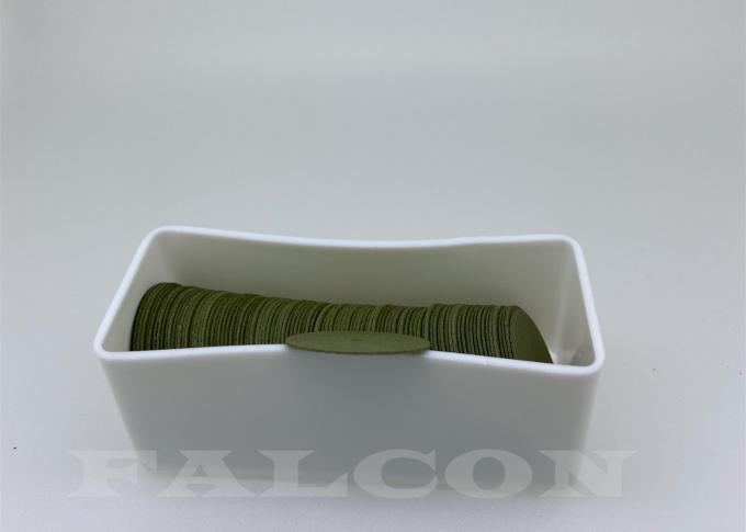 Đĩa kim cương nha khoa 220618C Bánh xe mài silicon cacbua 22mm màu xanh lá cây 1