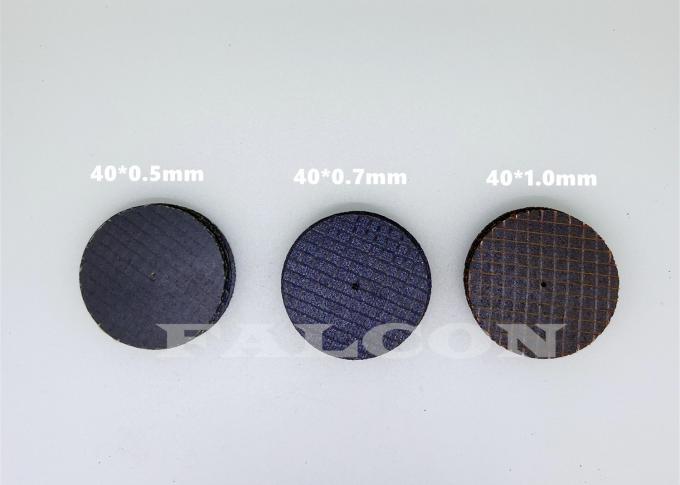Đĩa kim cương nha khoa gia cố màu đen 0,7mm Cắt bánh mài 2