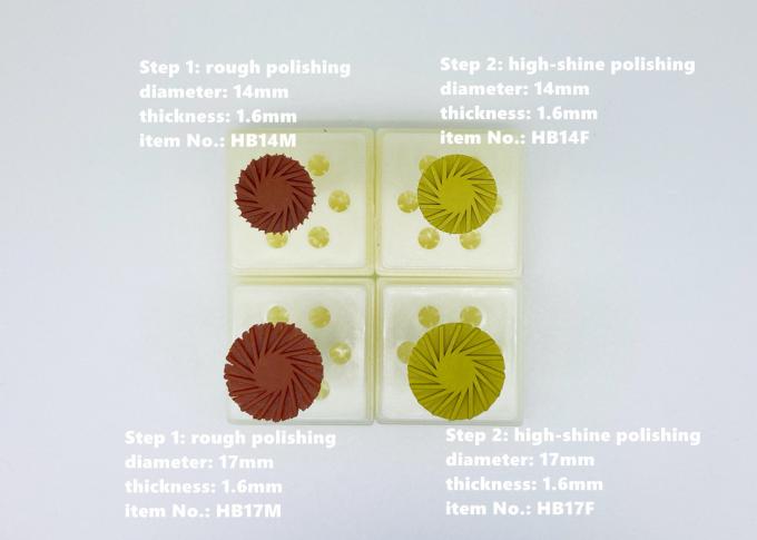Công cụ mài đĩa mài mòn kim cương cao su Emax thiêu kết cho Lithium Disilicate 1