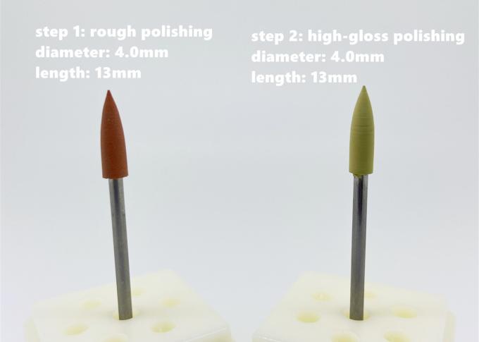 Đĩa kim cương thiêu kết 4.0mm Phòng thí nghiệm cao su đánh bóng cho Lithium Disilicate 0