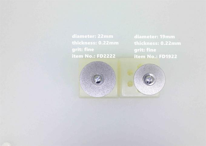 Bánh xe cắt đĩa kim cương linh hoạt mạ 0.22mm Zirconia Emax cho sứ 1