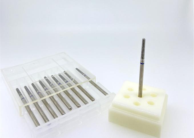 Bánh xe cắt mài mòn được mạ Tròn dạng côn tròn có mạ kim cương Bur 2,35mm 1