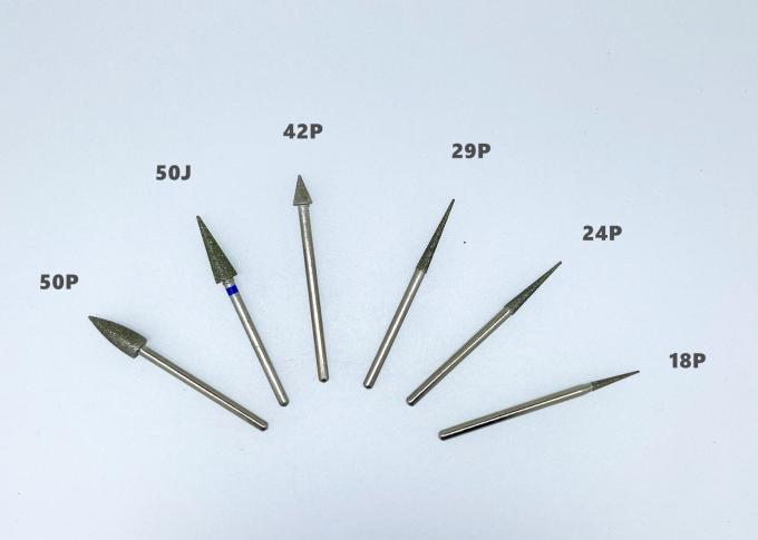 Kim cương Hình dạng đánh bóng Burs 2,35mm Phòng thí nghiệm nha khoa Diamond Burs 0