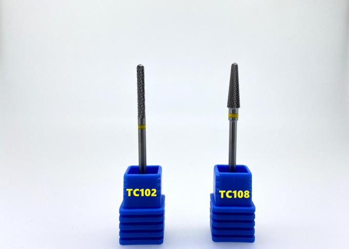 Đường viền nha khoa Vonfram cacbua Burs / Kim cương hoàn thiện Burs cho thạch cao acrylics 0