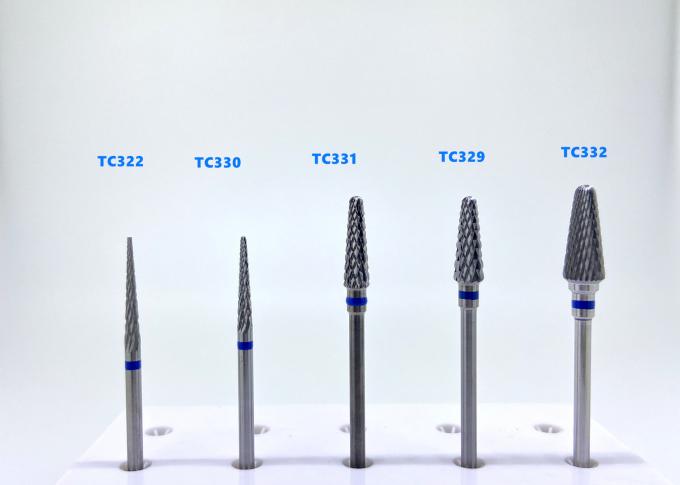 HP Shank Tungsten Carbide Burs Mô hình thạch cao cắt chéo Mũi đánh bóng nha khoa 0