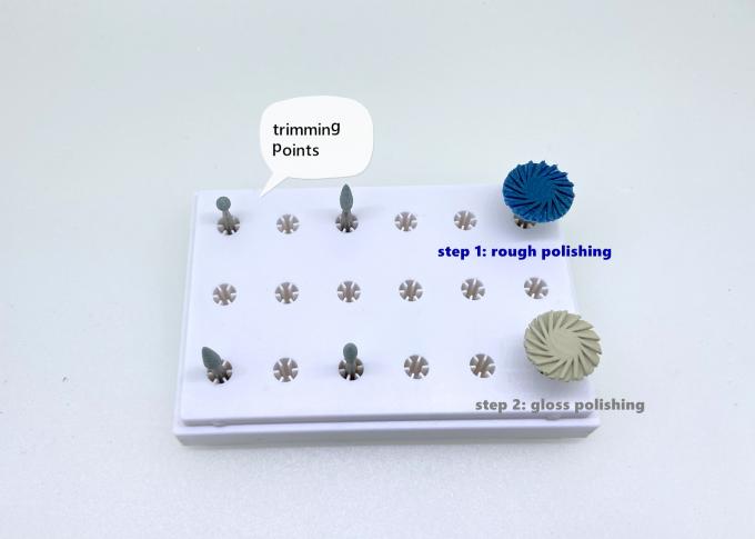 Bộ đánh bóng nha khoa mài mòn / Hoàn thiện kim cương Bur RA Shank Đường kính 10mm 0
